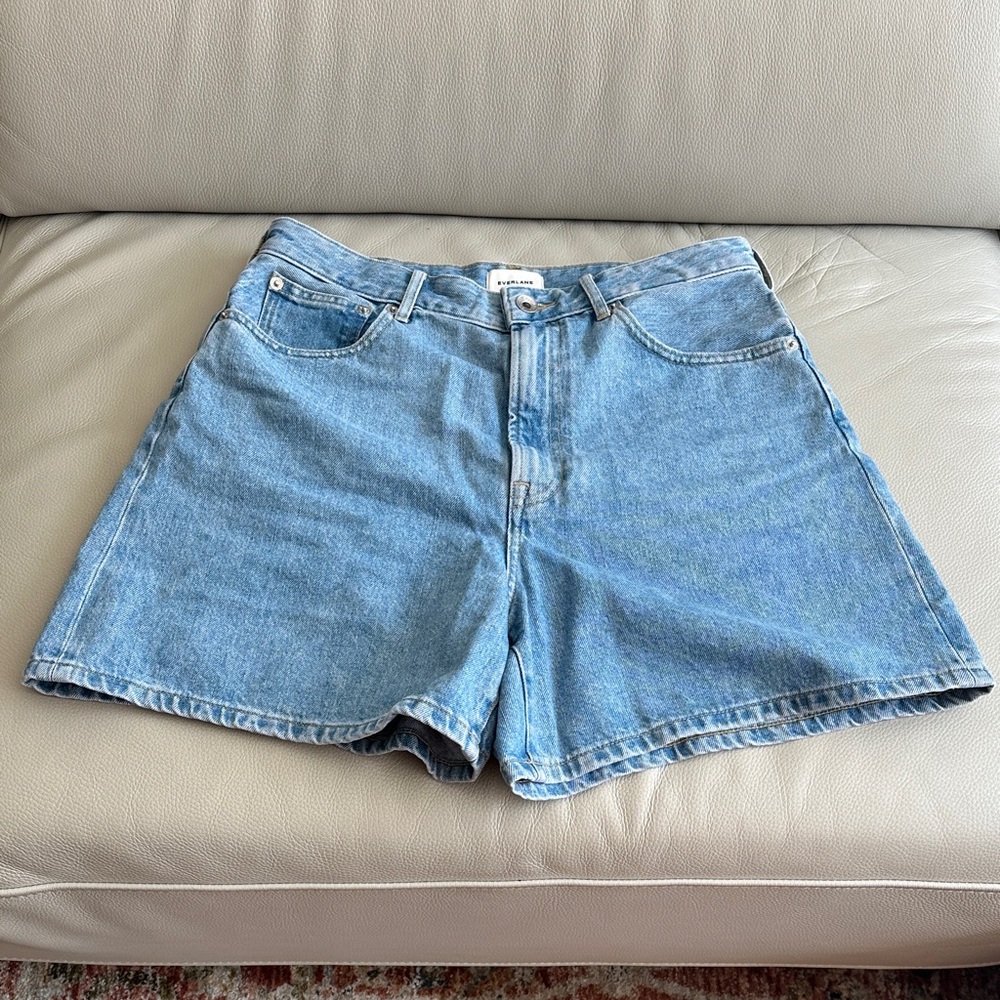 Everlane A-Line Denim Shorts